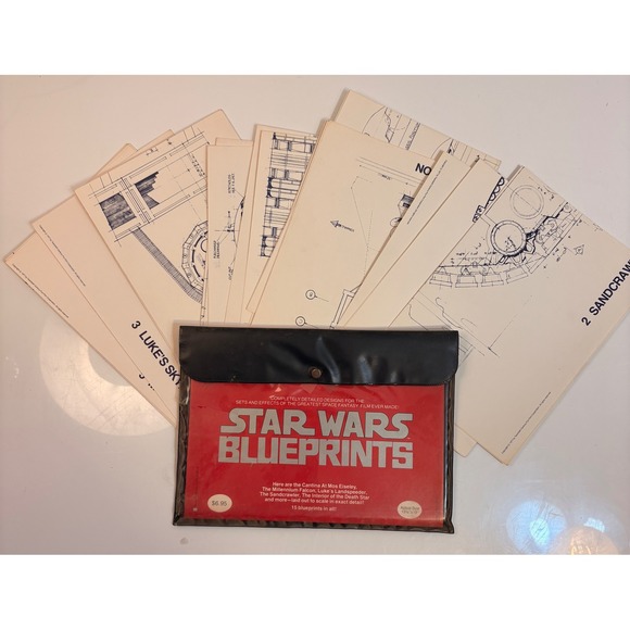 Star Trek USS Enterprise NCC 1701 Blueprint Plans Starship Productions Original - Picture 6 of 12